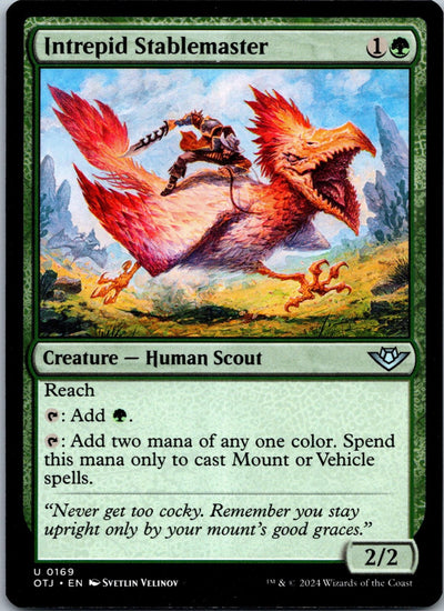 Intrepid Stablemaster 169 Outlaws of Thunder Junction Magic: The Gathering NM