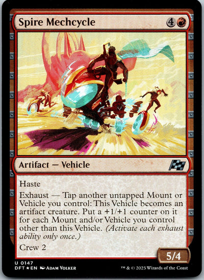 Spire Mechcycle 147 Uncommon Aetherdrift Magic: The Gathering Near Mint