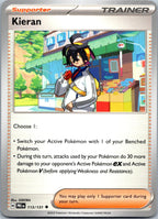 Kieran 113/131 Uncommon Prismatic Evolutions Pokemon Near Mint