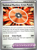 Technical Machine: Crisis Punch 090/091 Uncommon Paldean Fates Pokemon NM | HOKO