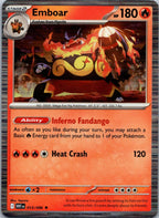Emboar 013/086 Rare White Flare Pokemon Near Mint