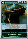 Lord of the Coast OP11-028 Rare A Fist of Divine Speed One Piece Near Mint