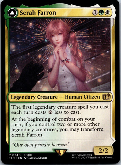 Serah Farron 240 Rare FINAL FANTASY Magic: The Gathering Near Mint