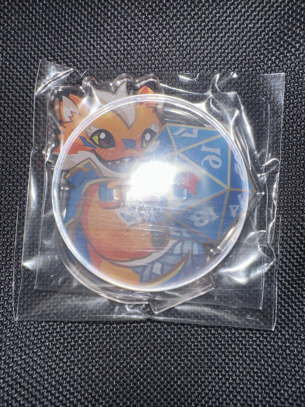 MTG Loot Promotional Acrylic Standee with D20