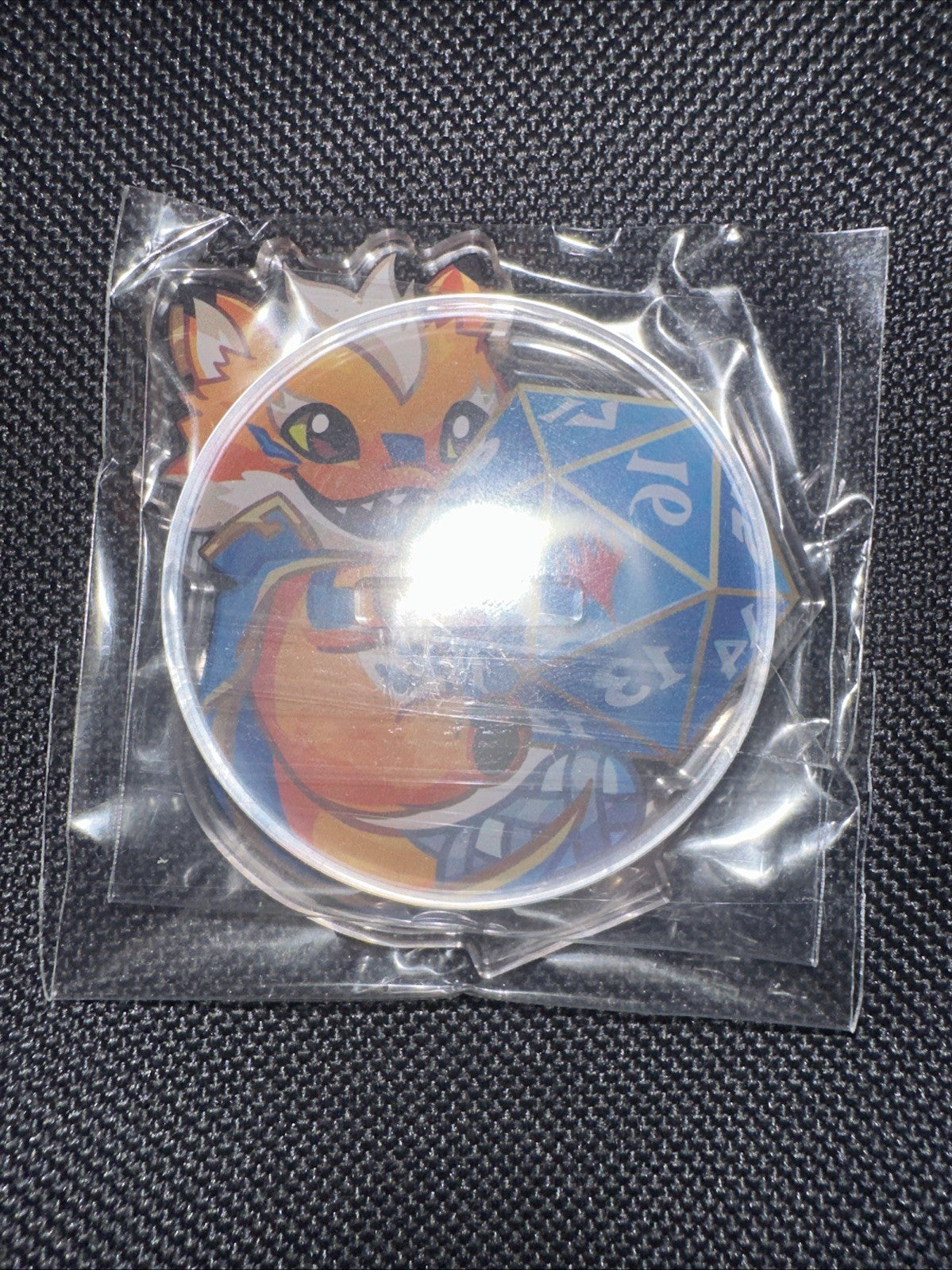 MTG Loot Promotional Acrylic Standee with D20