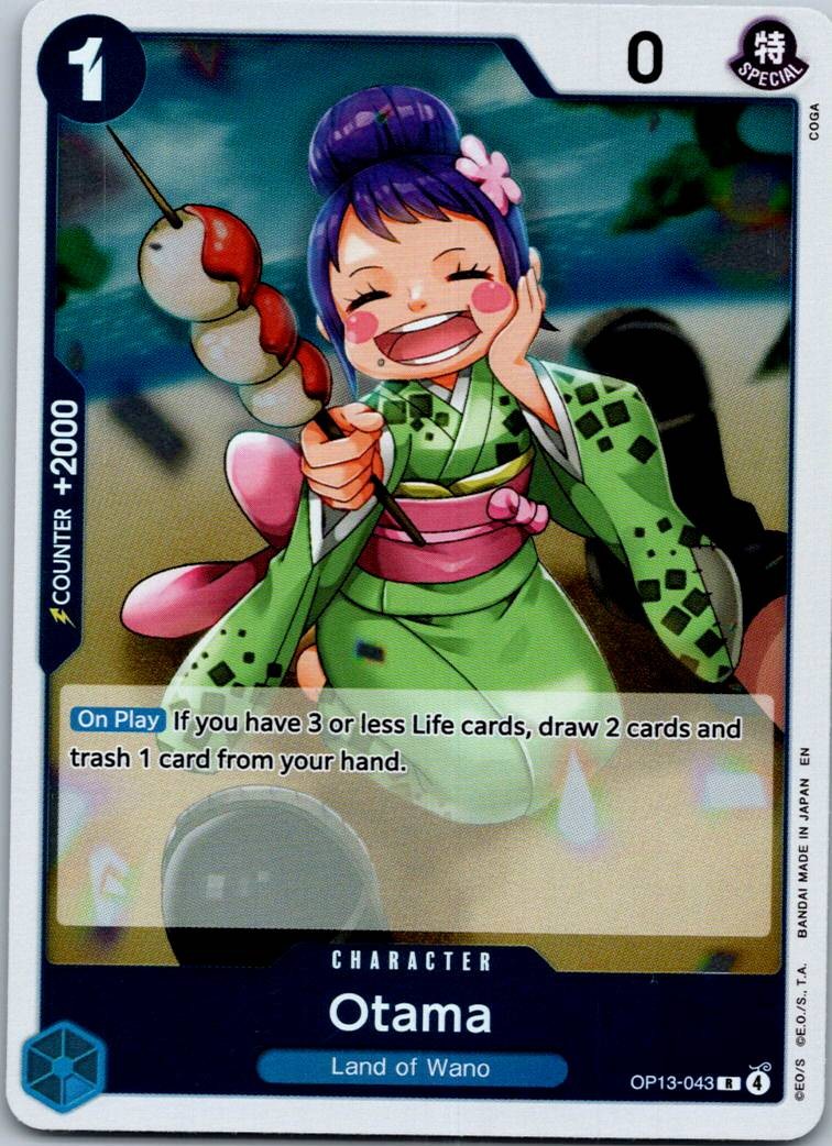 Otama OP13-043 Rare Carrying On His Will One Piece Near Mint
