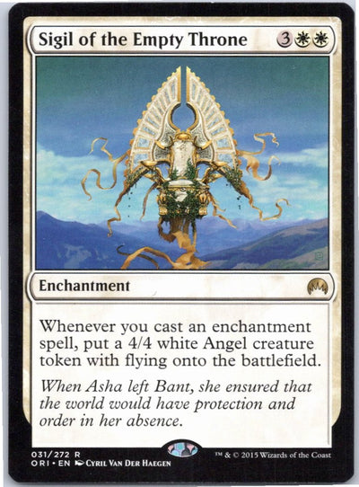 Sigil of the Empty Throne 31 Rare Magic Origins Magic: The Gathering NM | HOKO