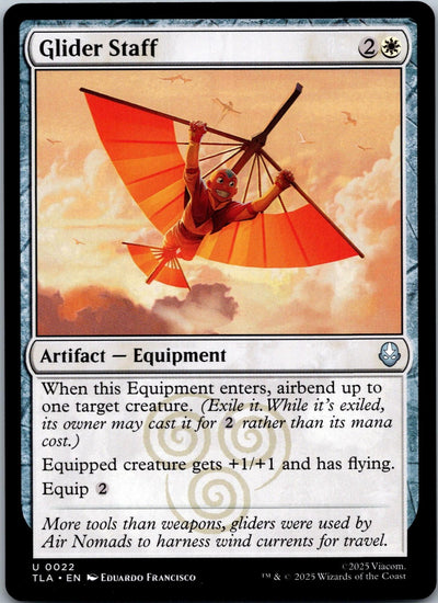Glider Staff 22 Uncommon Avatar: The Last Airbender Magic: The Gathering NM
