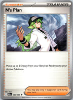 N's Plan 083/086 Uncommon Black Bolt Pokemon Near Mint