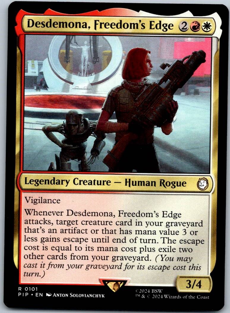 Desdemona, Freedom's Edge 101 Universes Beyond: Fallout Magic: The Gathering NM