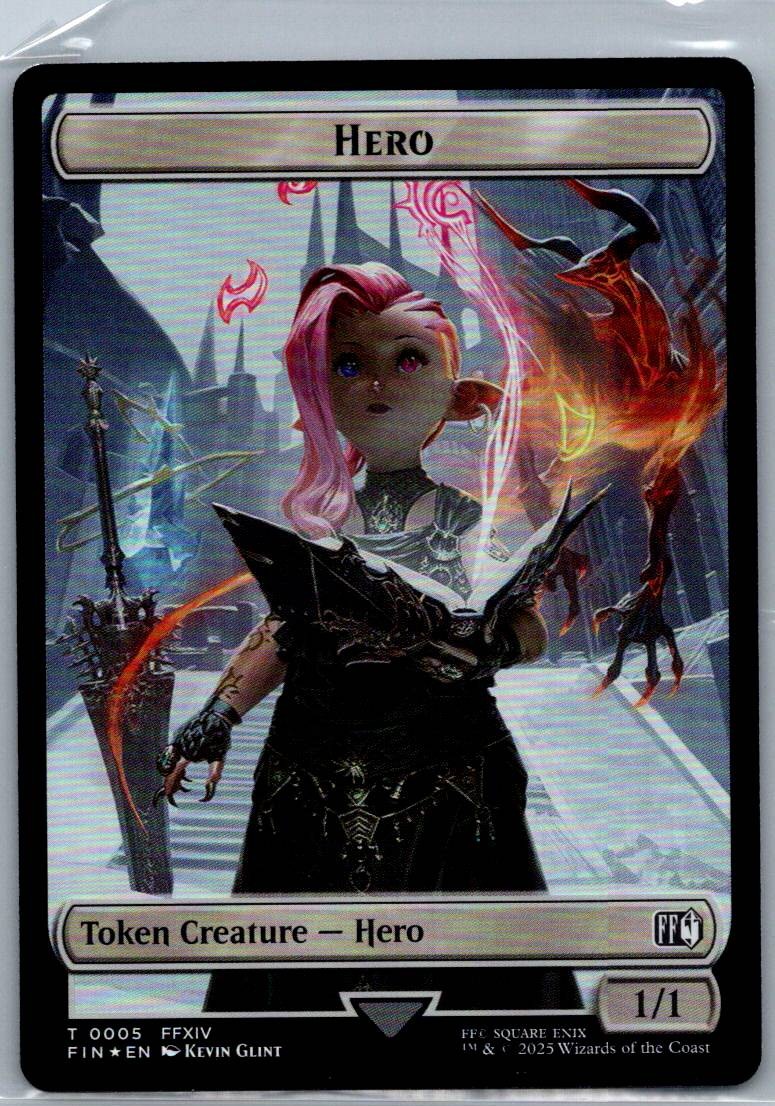 Hero FINAL FANTASY Magic: The Gathering NM foil