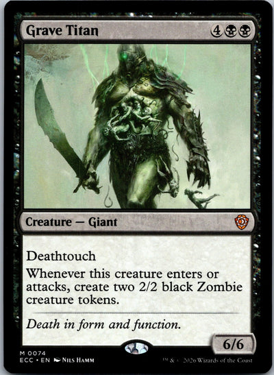Grave Titan 129 Commander: Murders at Karlov Manor Magic: The Gathering NM