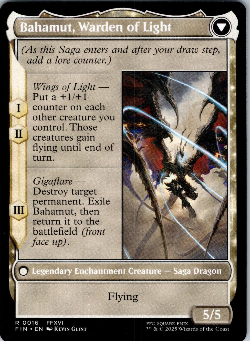 Dion, Bahamut's Dominant 16 Rare FINAL FANTASY Magic: The Gathering Near Mint