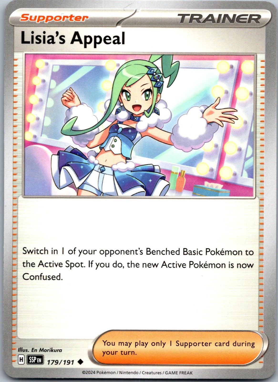 Lisia's Appeal 179/191 Uncommon Surging Sparks Pokemon Near Mint