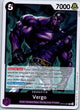 Vergo OP14-061 Rare The Azure Sea's Seven One Piece Near Mint