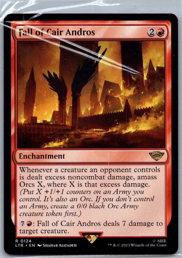 Fall of Cair Andros 124 Rare Cards Magic: The Gathering Near Mint