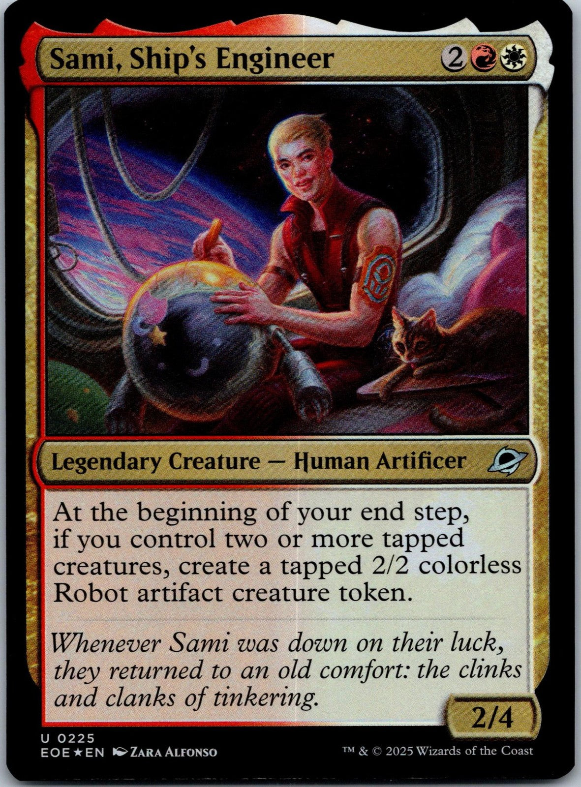 Sami, Ship's Engineer 225 Uncommon Edge of Eternities Magic: The Gathering NM