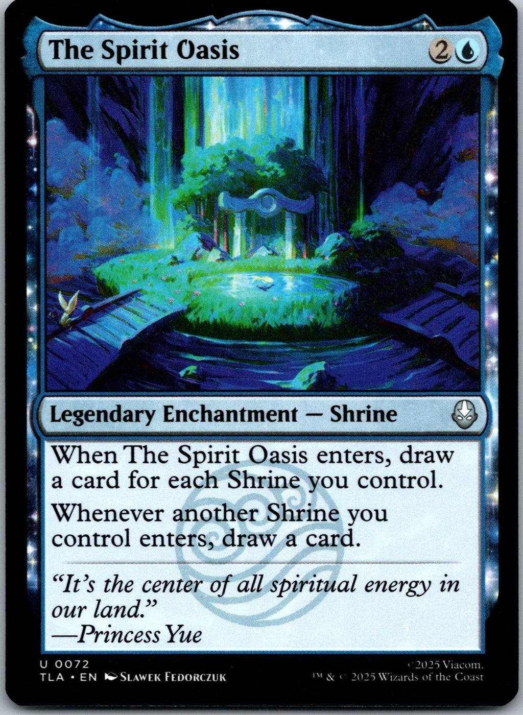 The Spirit Oasis 72 Uncommon Avatar: The Last Airbender Magic: The Gathering NM