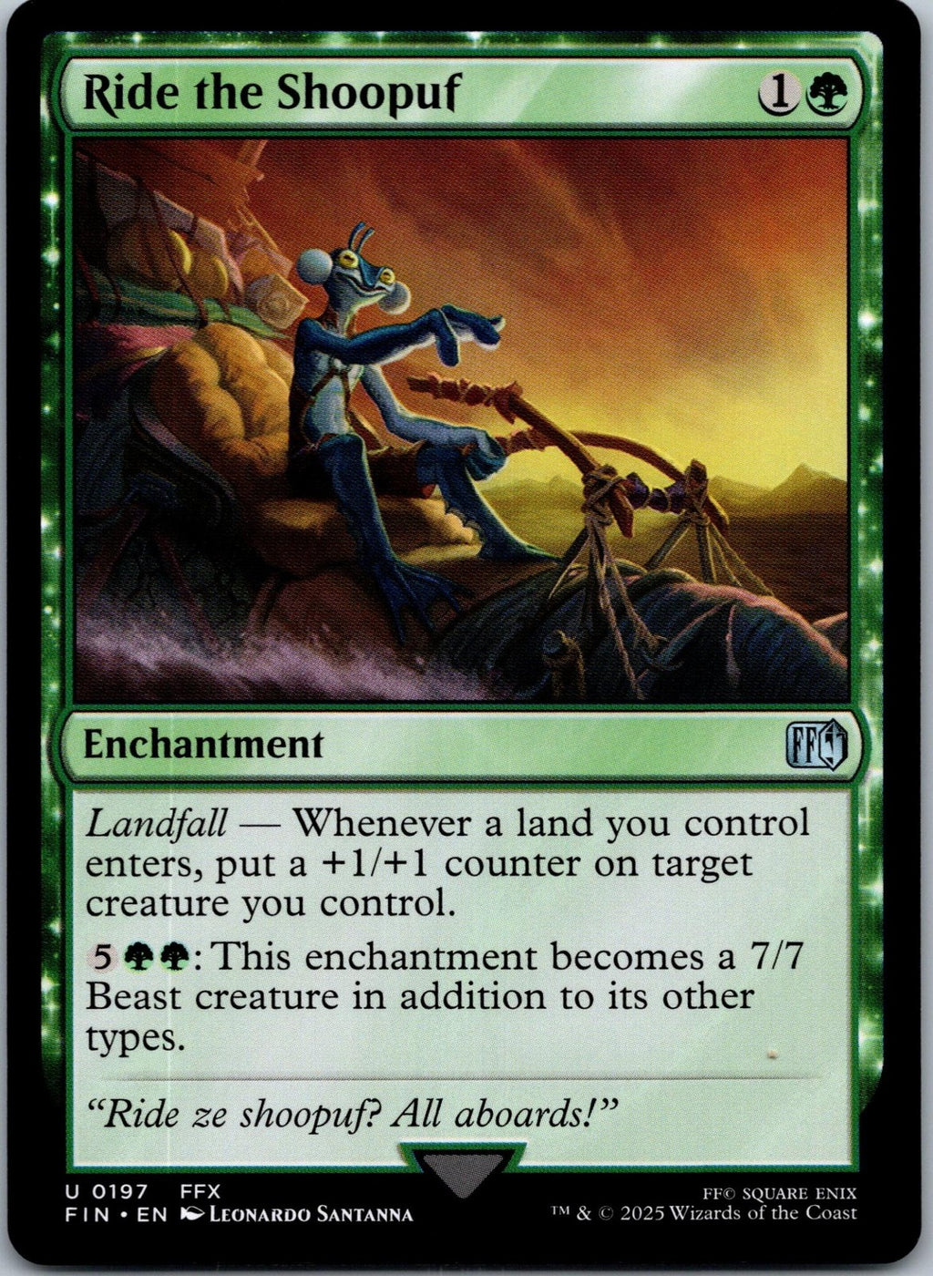 Ride the Shoopuf 197 Uncommon FINAL FANTASY Magic: The Gathering Near Mint