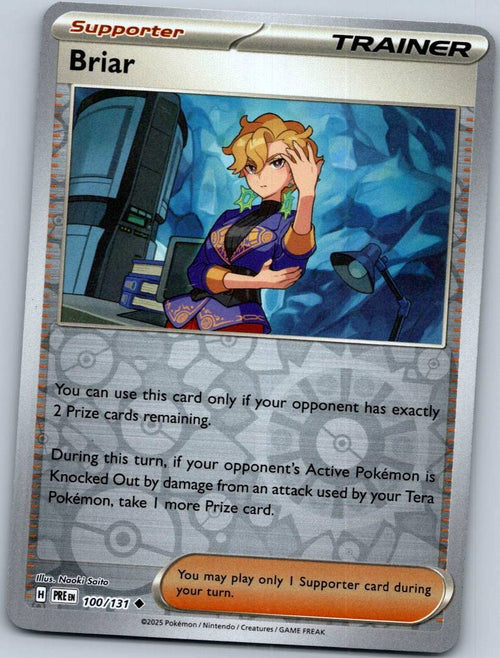 Briar 132/142 Holofoil Reverse League & Championship Cards Pokemon Near Mint