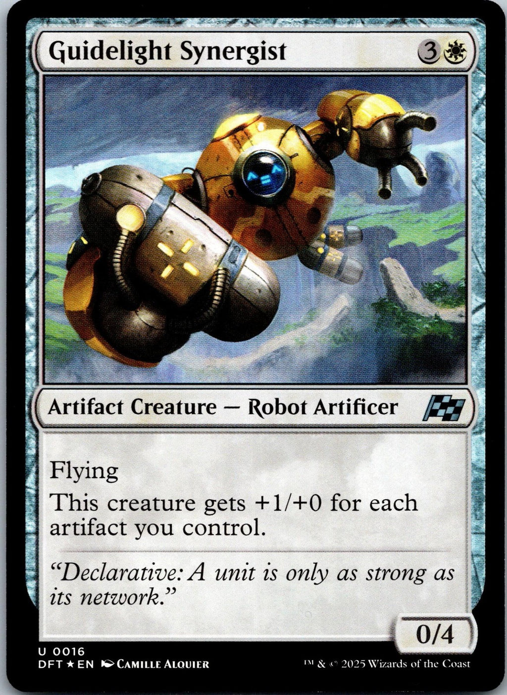 Guidelight Synergist 16 Uncommon Aetherdrift Magic: The Gathering Near Mint