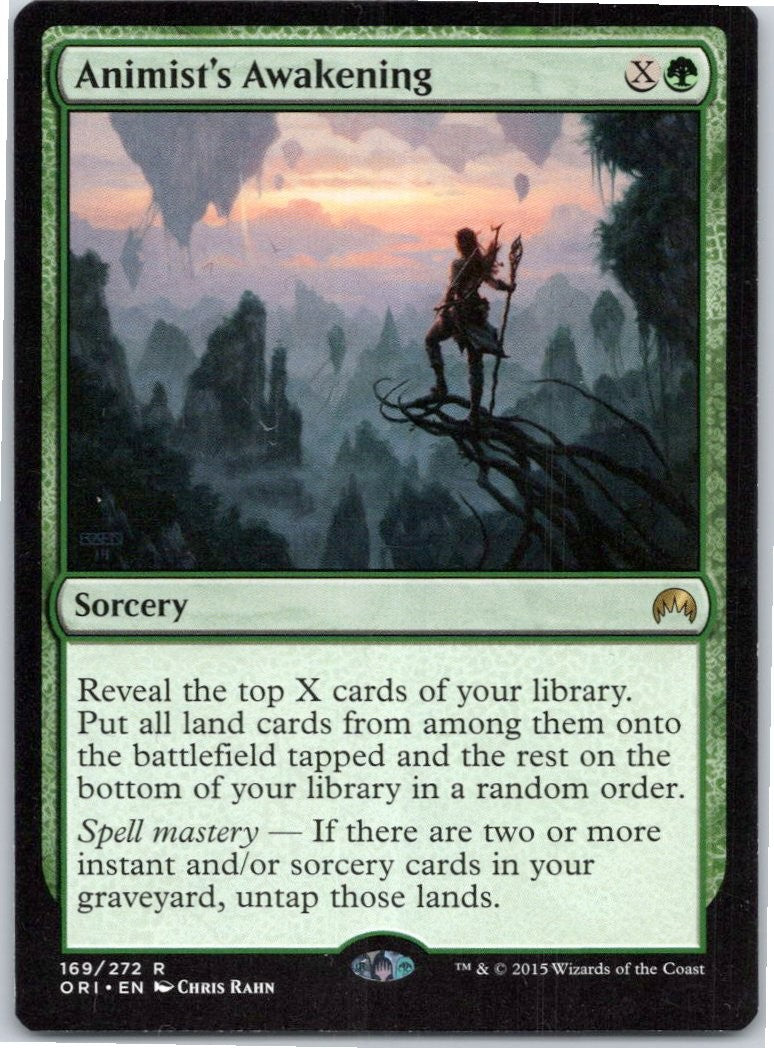 Animist's Awakening 169 Rare Magic Origins Magic: The Gathering Near Mint