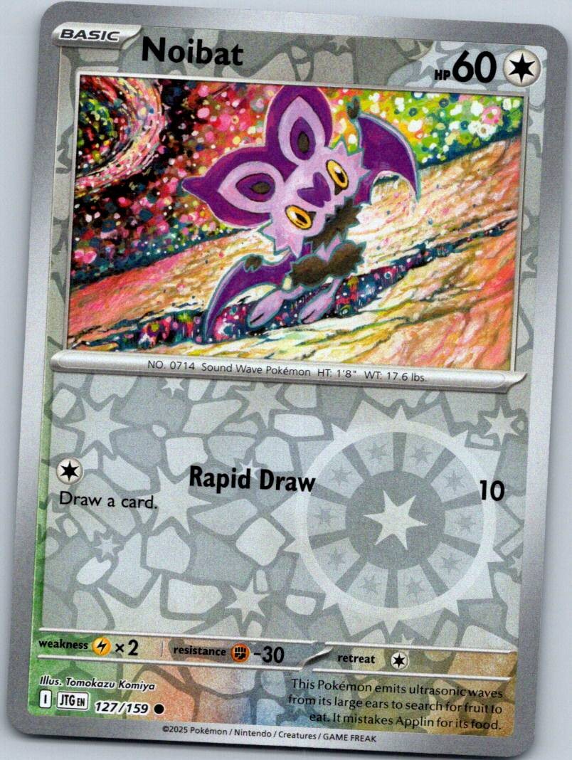 Noibat 127/159 Reverse Journey Together Pokemon Near Mint