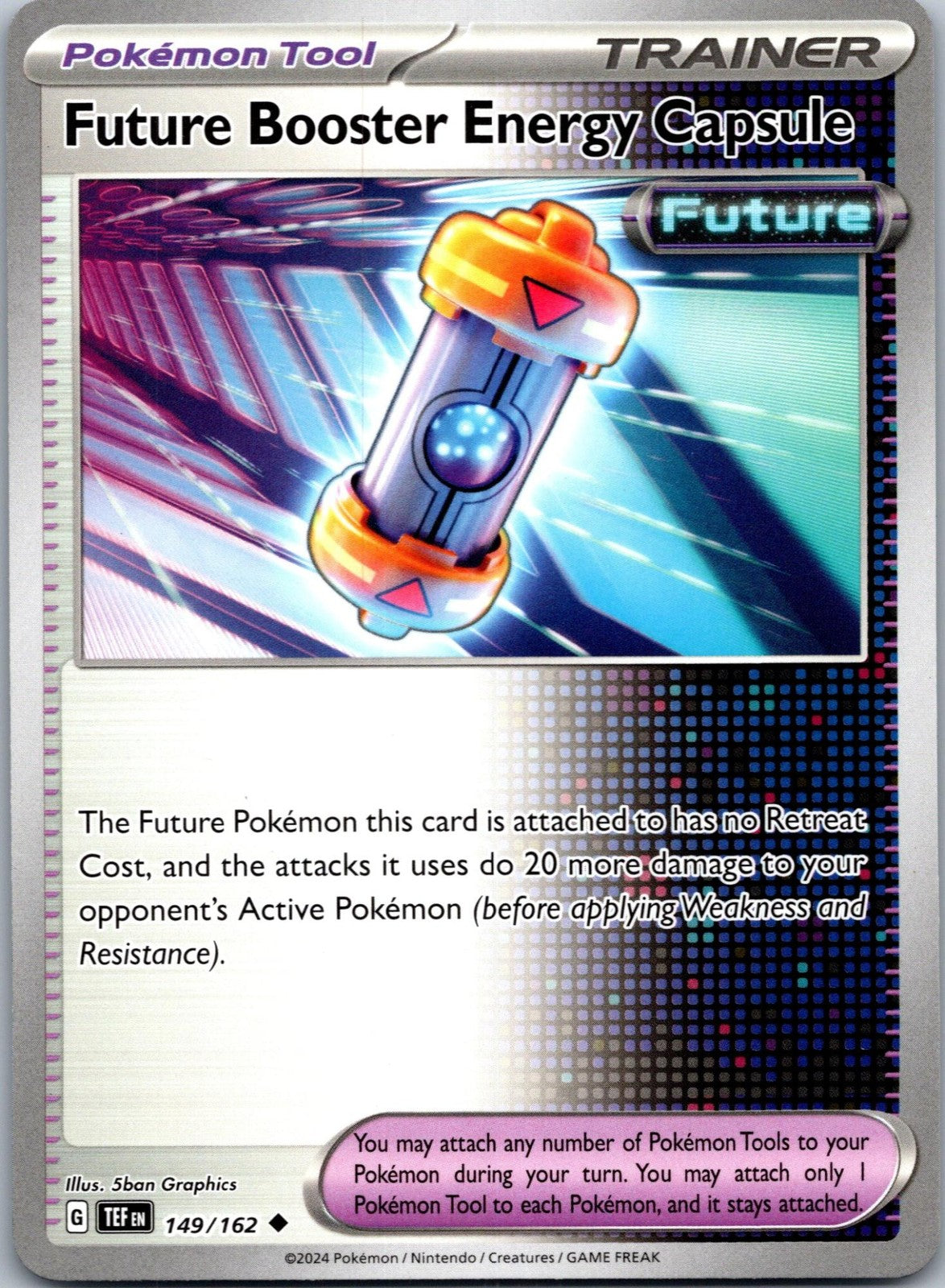 Future Booster Energy Capsule 149/162 Uncommon Temporal Forces Pokemon Near Mint