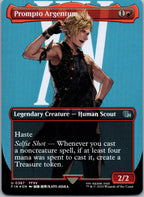 Prompto Argentum (Borderless) 387 Final Fantasy Magic: The Gathering Foil NM