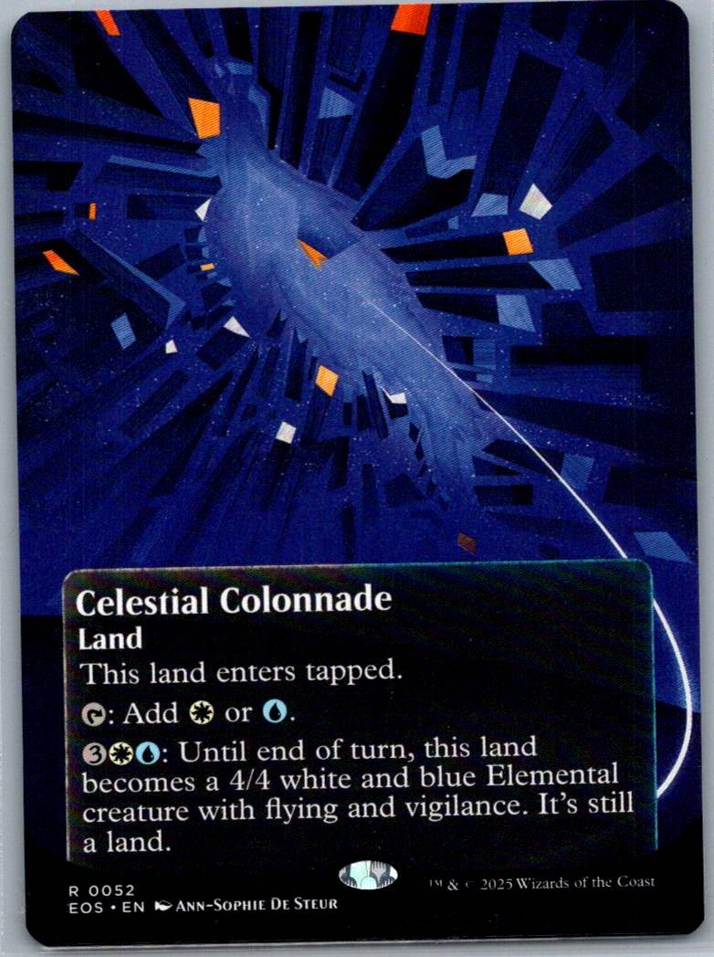 Celestial Colonnade Edge of Eternities: Stellar Sights Magic: The Gathering NM