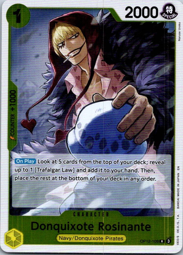 Donquixote Rosinante (108) OP12-108 Rare Legacy of the Master One Piece NM