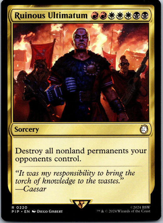 Ruinous Ultimatum 220 Rare Universes Beyond: Fallout Magic: The Gathering NM