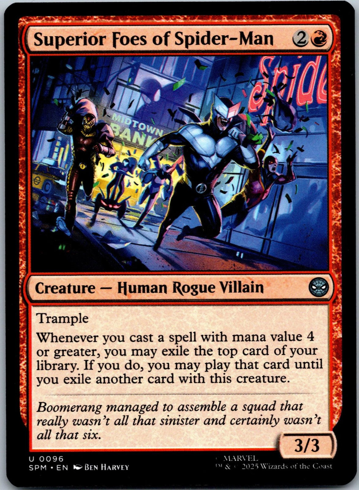 Superior Foes of Spider-Man 96 Marvel's Spider-Man Magic: The Gathering NM