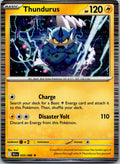 Thundurus 033/086 Rare Black Bolt Pokemon Near Mint