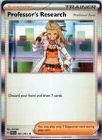 Professor's Research 087/091 Rare Paldean Fates Pokemon Near Mint
