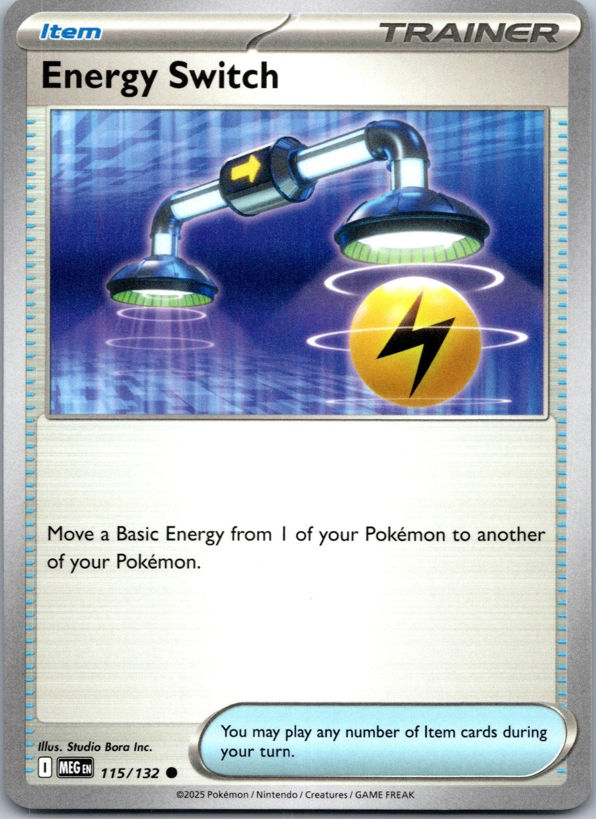 Energy Switch 115/132 Common Mega Evolution Pokemon Near Mint
