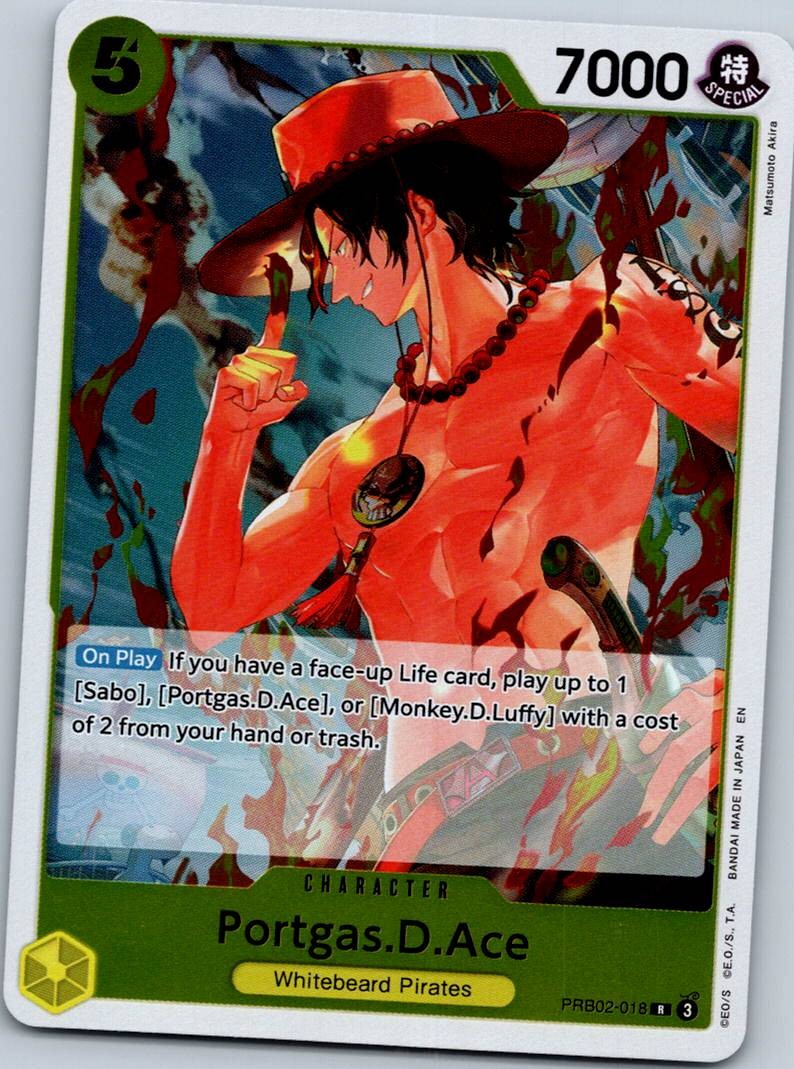 Portgas.D.Ace - PRB02-018 PRB02-018 Premium Booster Vol. 2 One Piece NM