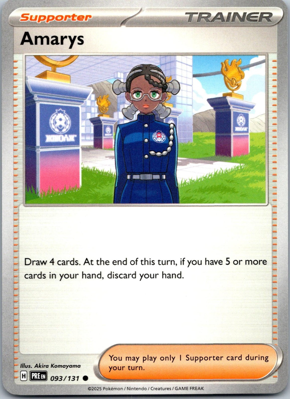 Amarys 093/131 Common Prismatic Evolutions Pokemon Near Mint