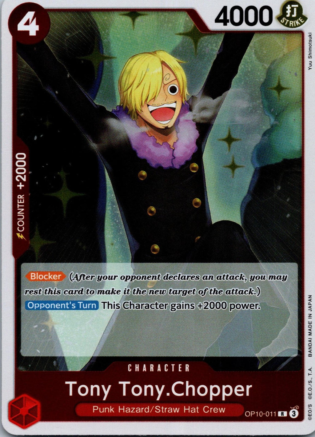 Tony Tony.Chopper OP10-011 Premium Booster -The Best- Vol. 2 One Piece NM