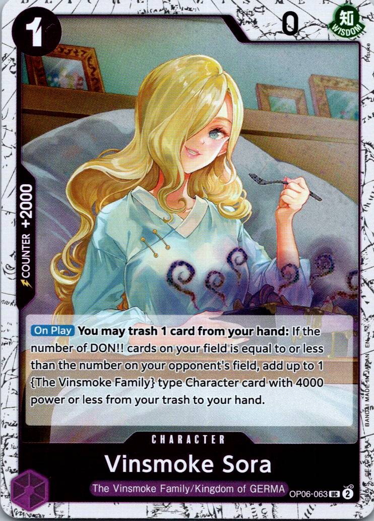 Vinsmoke Sora OP06-063 Premium Booster -The Best- Vol. 2 One Piece NM
