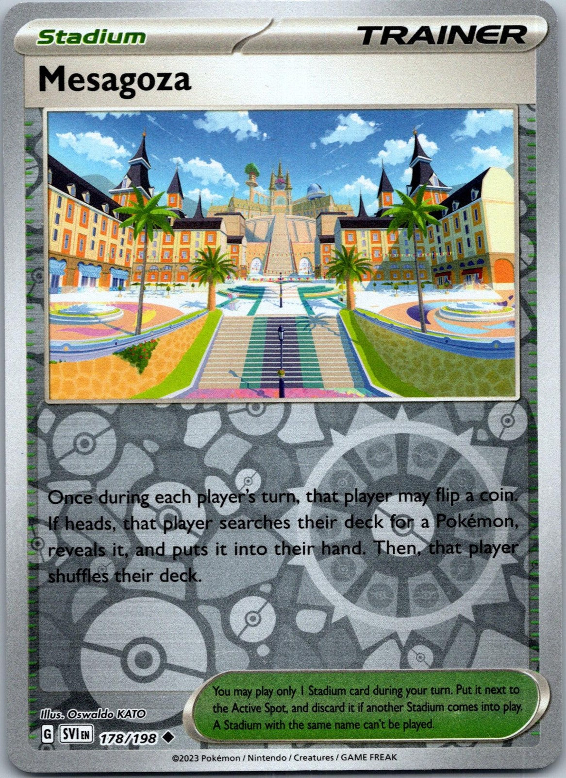 Mesagoza 178/198 Uncommon Scarlet & Violet Pokemon Near Mint