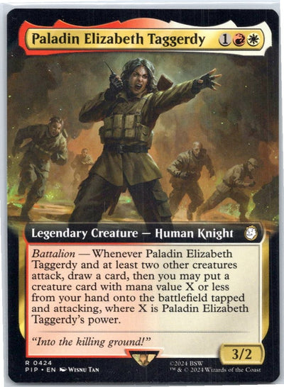 Paladin Elizabeth Taggerdy Universes Beyond: Fallout Magic: The Gathering NM
