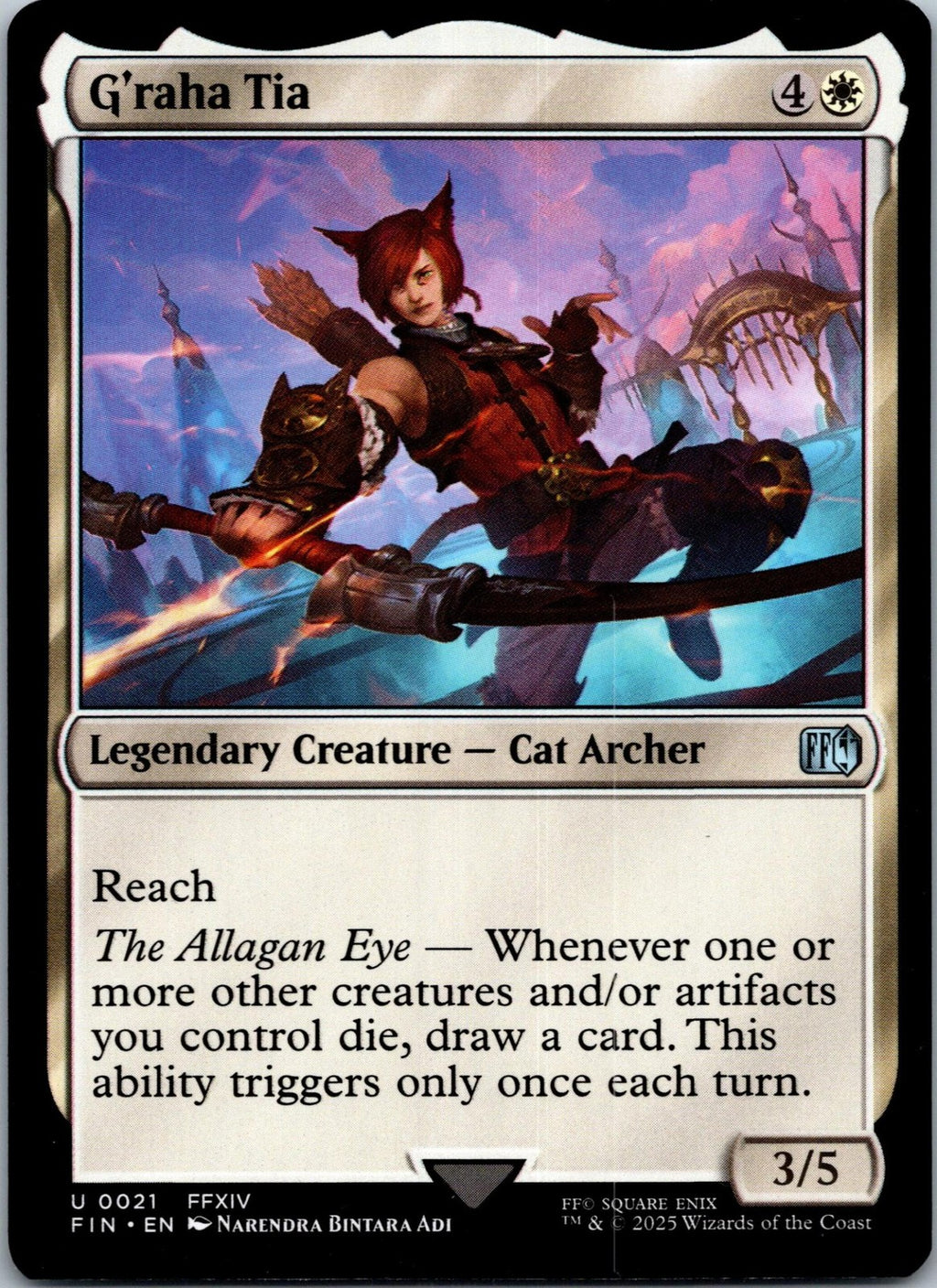 G'raha Tia 21 Uncommon Final Fantasy Magic: The Gathering Near Mint | HOKO