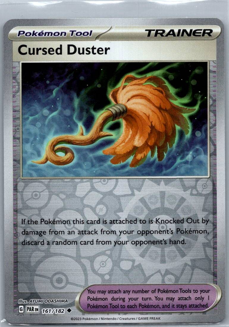 Cursed Duster 161/182 reverse holo Paradox Rift Pokemon Near Mint