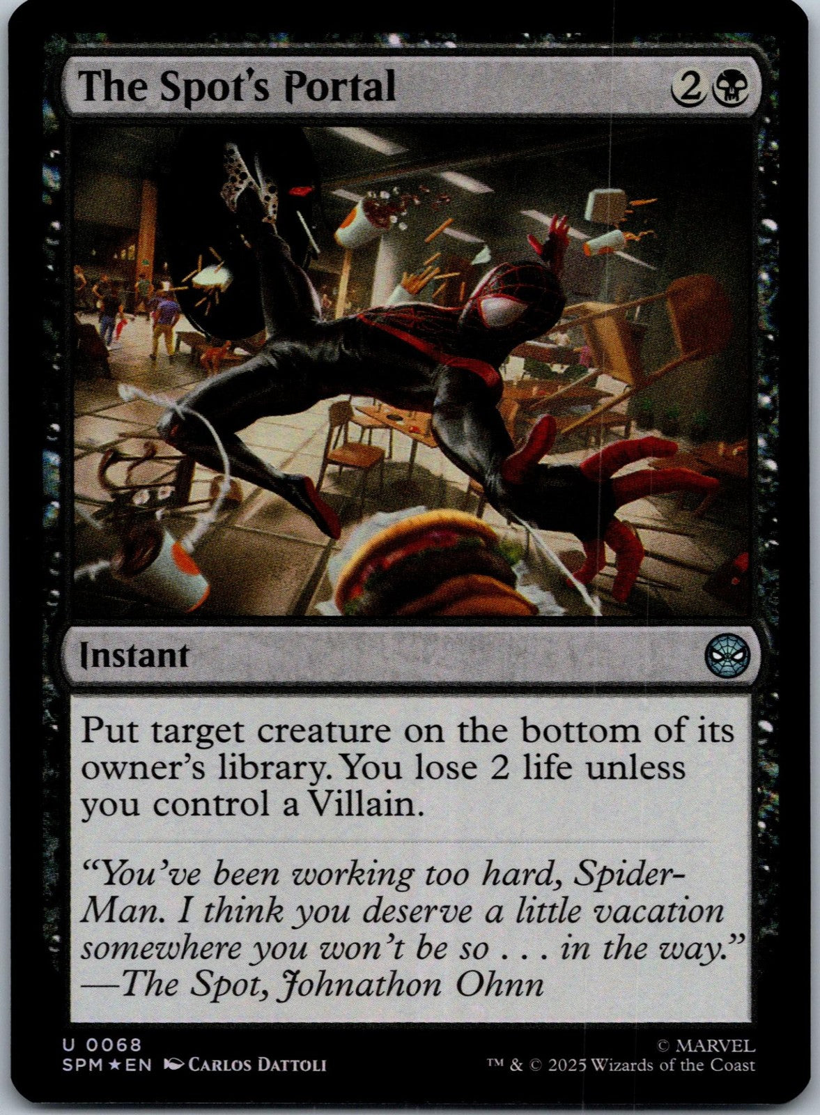 The Spot's Portal 68 Uncommon Marvel's Spider-Man Magic: The Gathering NM | HOKO