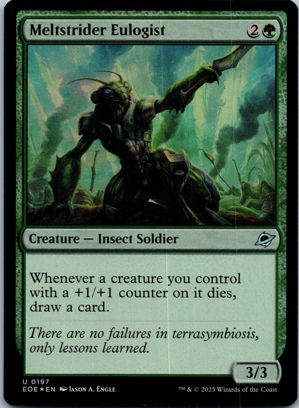 Meltstrider Eulogist 197 Uncommon Edge of Eternities Magic: The Gathering NM