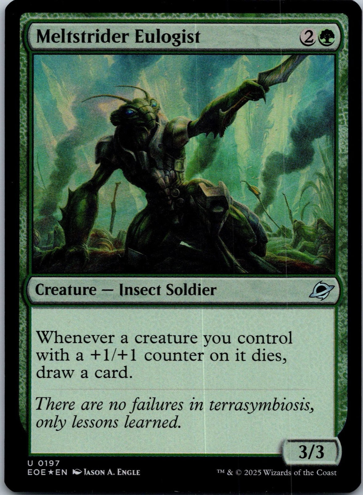 Meltstrider Eulogist 197 Uncommon Edge of Eternities Magic: The Gathering NM