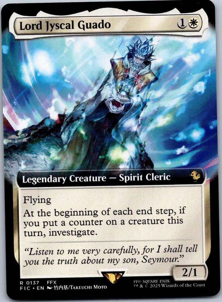 Lord Jyscal Guado (Extended Art) 137 FINAL FANTASY Magic: The Gathering NM