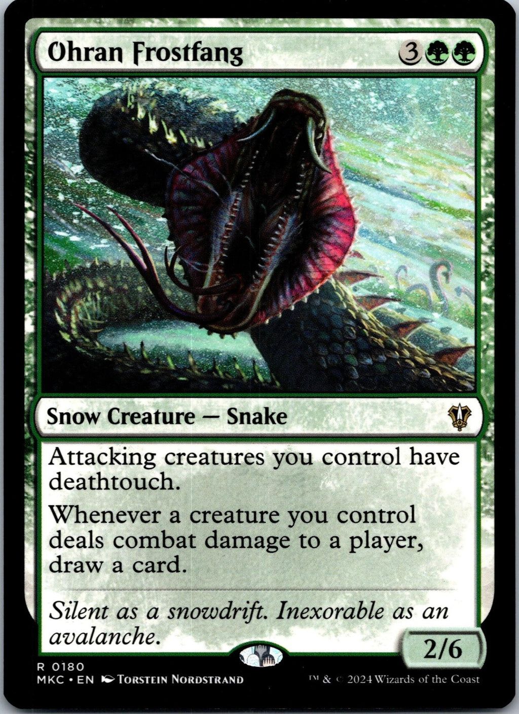 Ohran Frostfang 180 Commander: Murders at Karlov Manor Magic: The Gathering NM