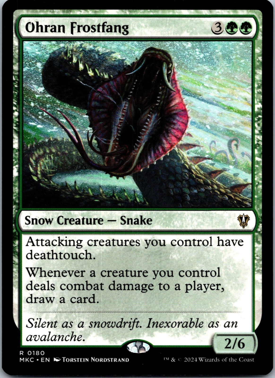 Ohran Frostfang 180 Commander: Murders at Karlov Manor Magic: The Gathering NM